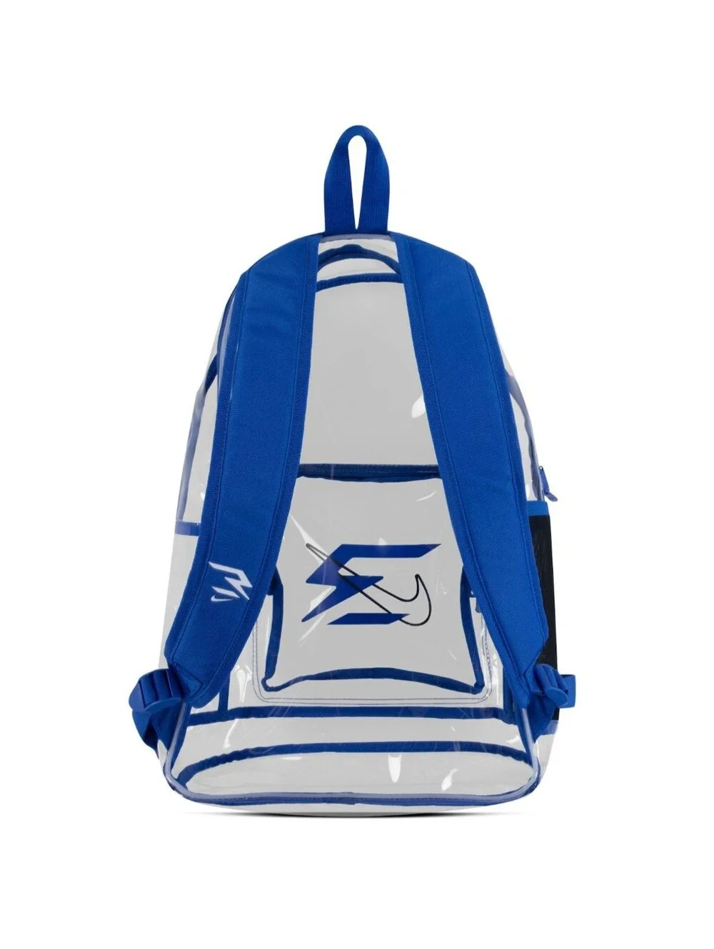 * Nike 3BRAND by Russell Wilson Clear School Collegiate Travel Backpack Blue